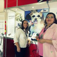 El dispositivo laser Mphi Vet Orange en el COVEG 2018, México