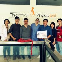 Sesión práctica en la Thermal Physiopets de Montegrotto Terme